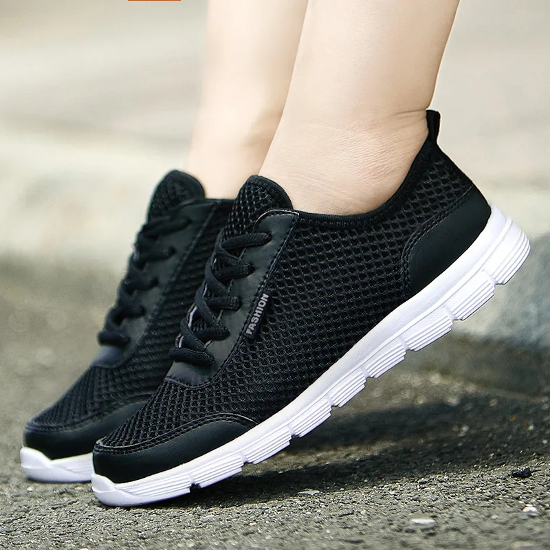 

New Women's casual shoes 2019 new fashion lightweight breathable mesh women's shoes women's sports shoes