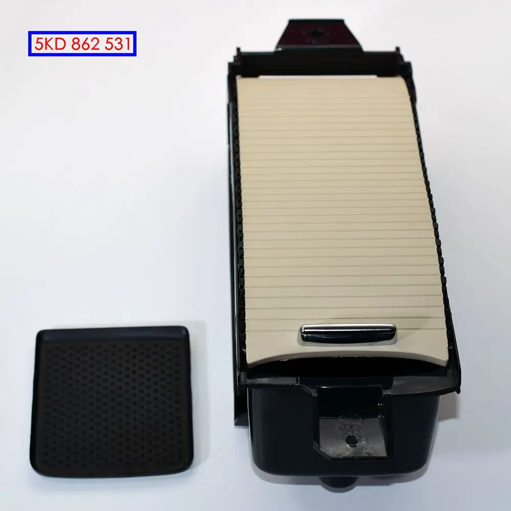 

OE Beige Euro Cups Holder+Rubber pad For Golf MK6 MK5 EOS 5KD 862 531 1K0862531