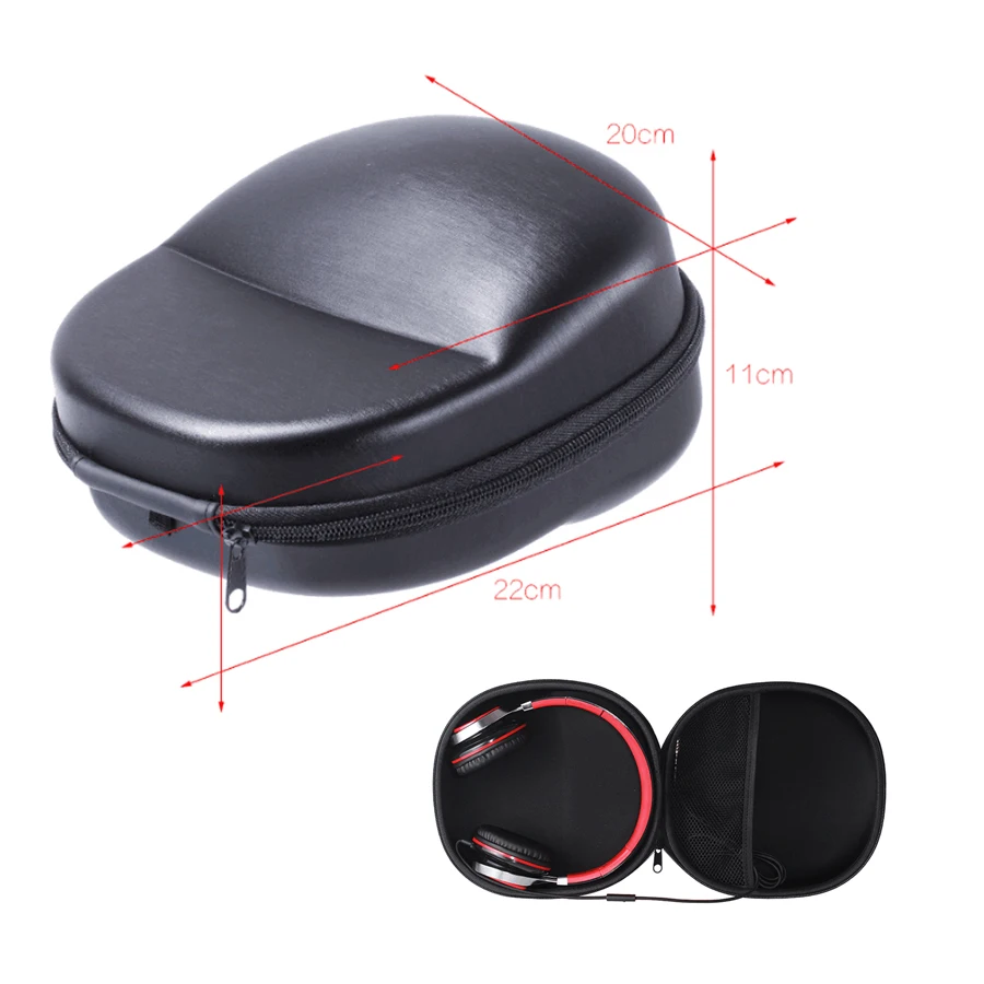 Headphone Carry Case Box Hard Bag for Sennheiser Sony AKG JVC SOMIC for