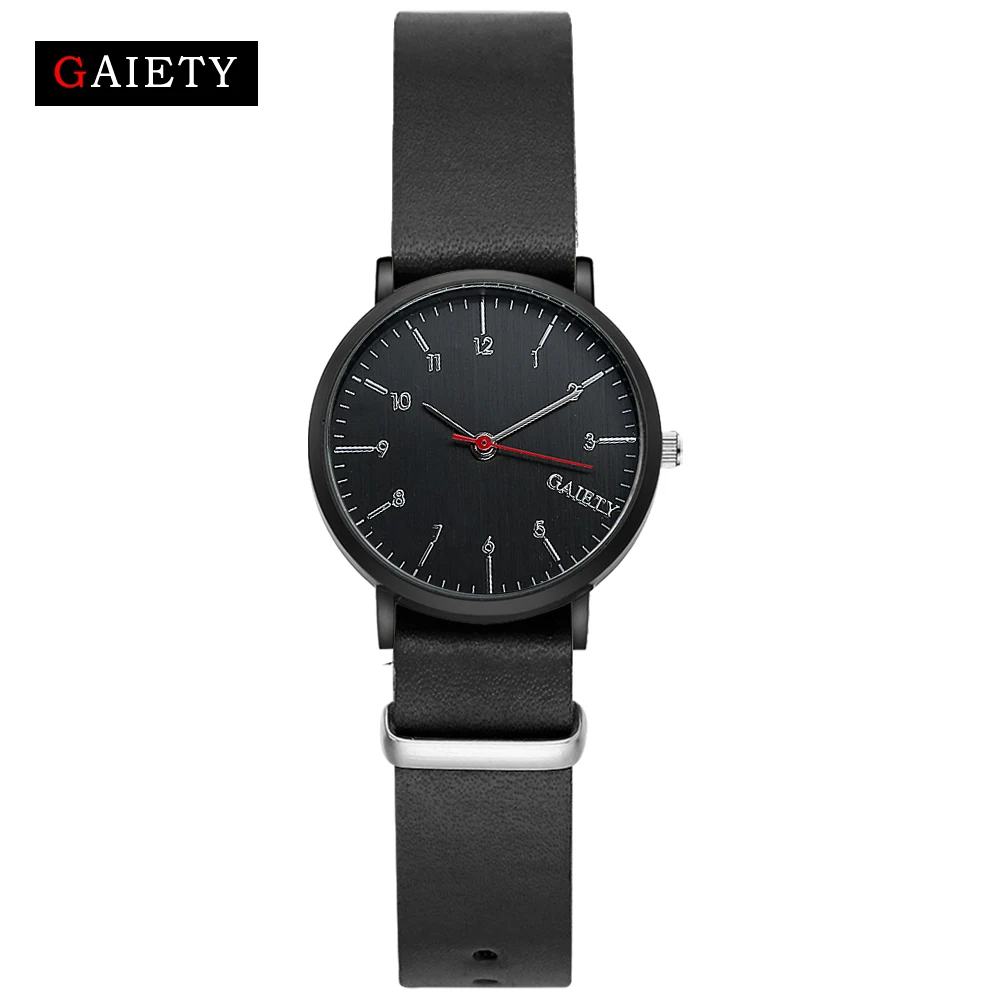 

Gaiety Top Brand Leather Strap Man Sport Luxury Black Wrist Watch For Men Clock Fashion Dress Sport Men's Watch Cheap G155