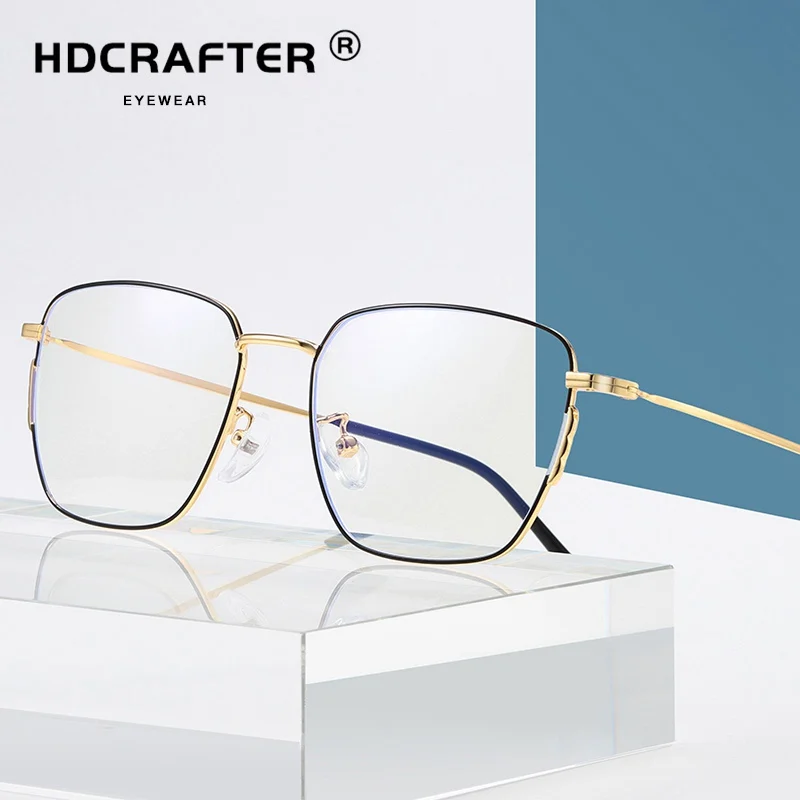 

Anti Blue Ray Computer Glasses Transparent Eyeglass Frame for Men Women Spectacle Clear Oculos De Grau Feminino Fashion Big Size