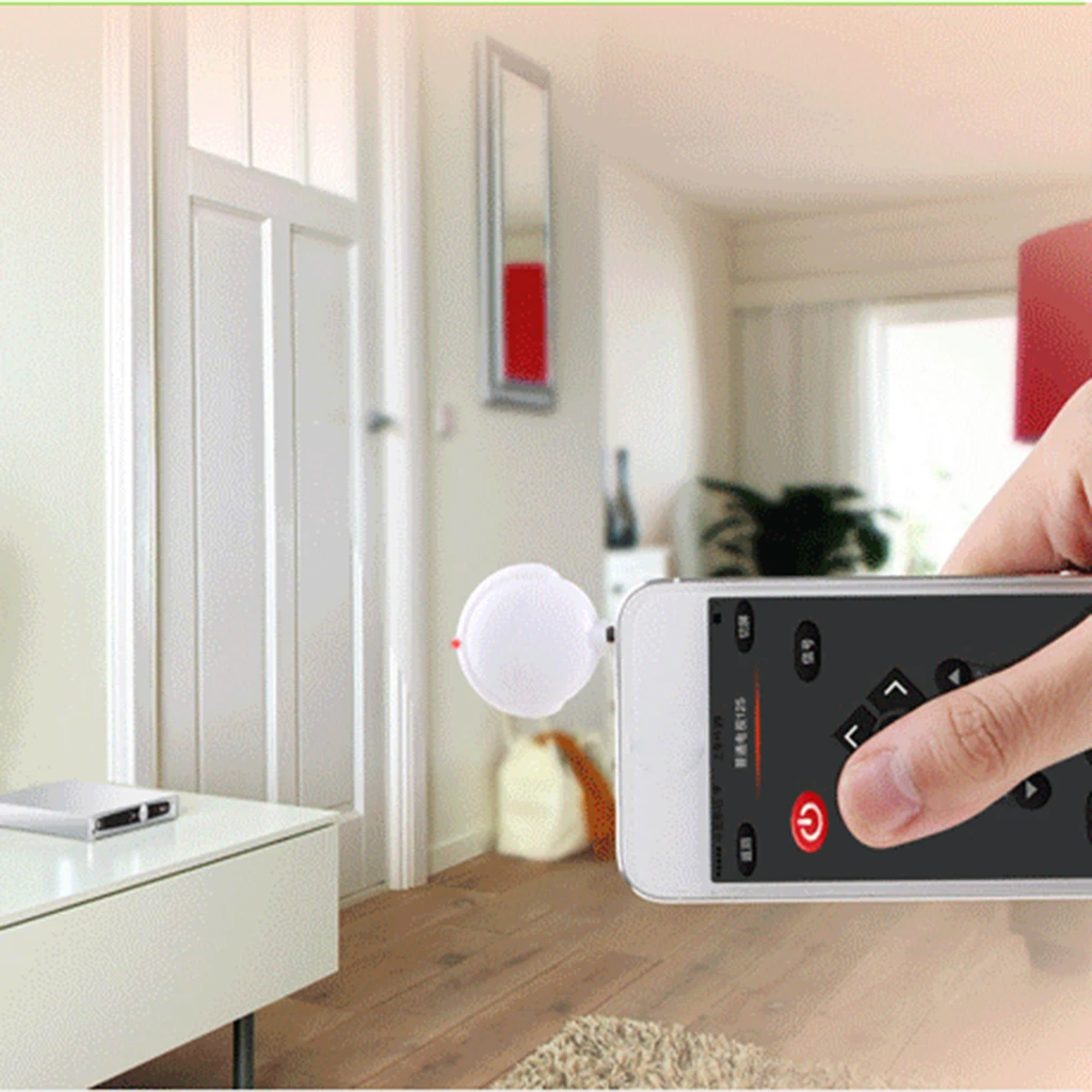 3.5mm Smart IR Remote Control Dust Plug Universal for iPhone Android Blue