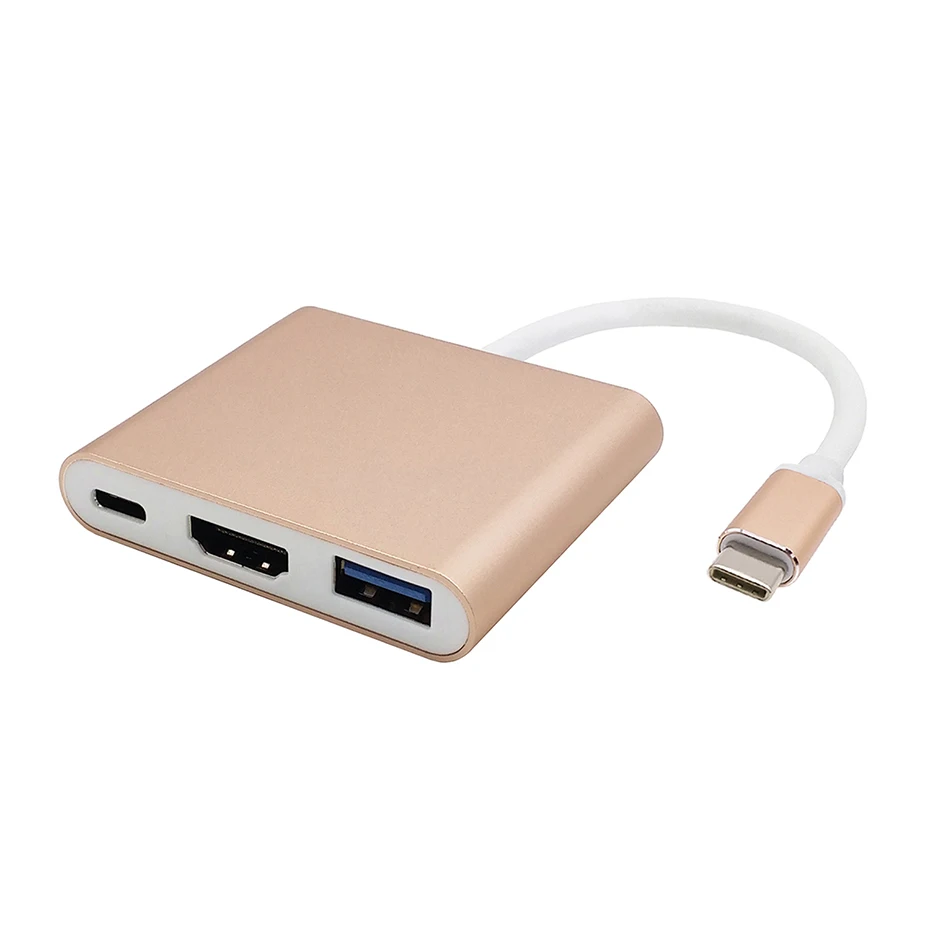 USB Type C To HDMI USB 3.0 Charging Adapter Converter USB-C 3.1 Hub Adapter for Mac Air Pro Pixel Huawei Mate10 Samsung S8+ Plus (9)