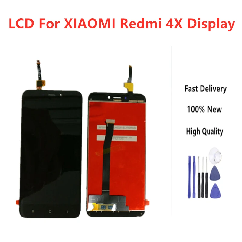 

100% Tested LCD For XIAOMI Redmi 4X Display Touch Screen With No Frame For XIAOMI Redmi 4X LCD Display 4X Pro LCD Screen+Tools