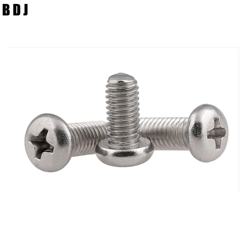 GB818 M1.6 M2 M2.5 M3 M4 M5 M6 ISO7045 DIN7985 304 Нержавеющая сталь самонарезающие винты с