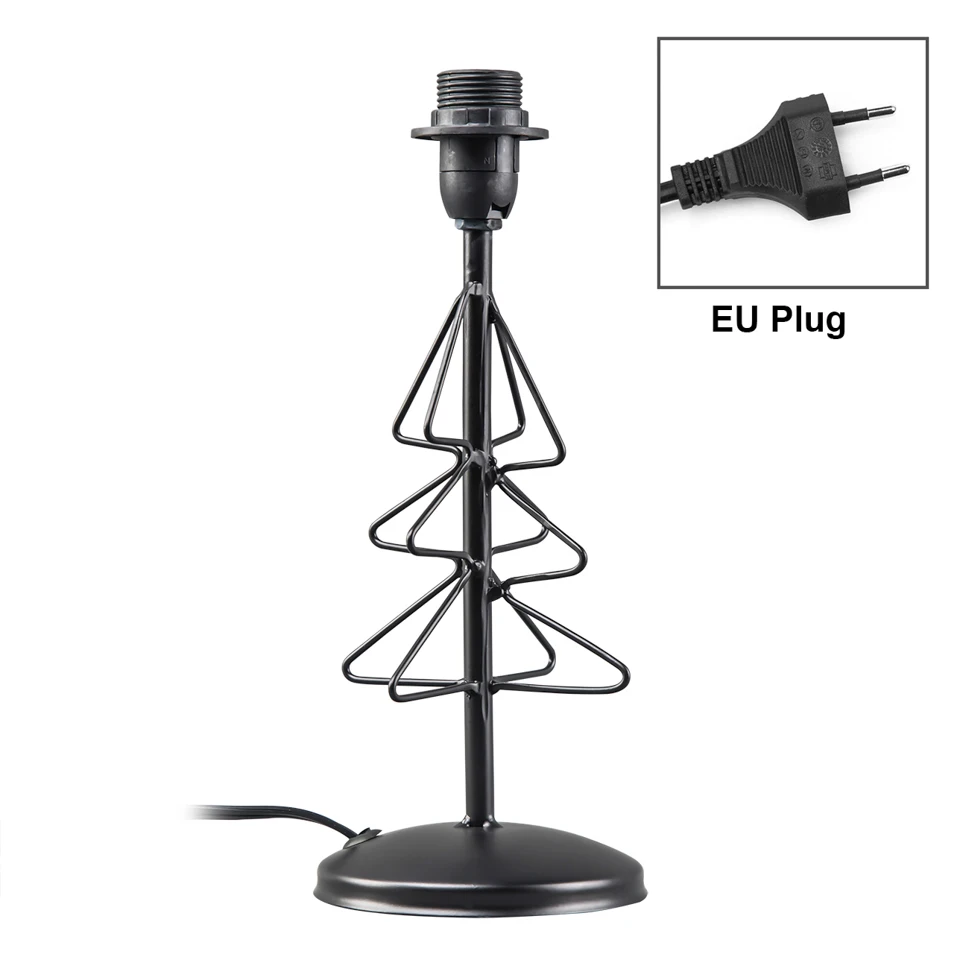 2PCS Decoration Desk Lamp Lampstand Christmas Trees Style Table Light