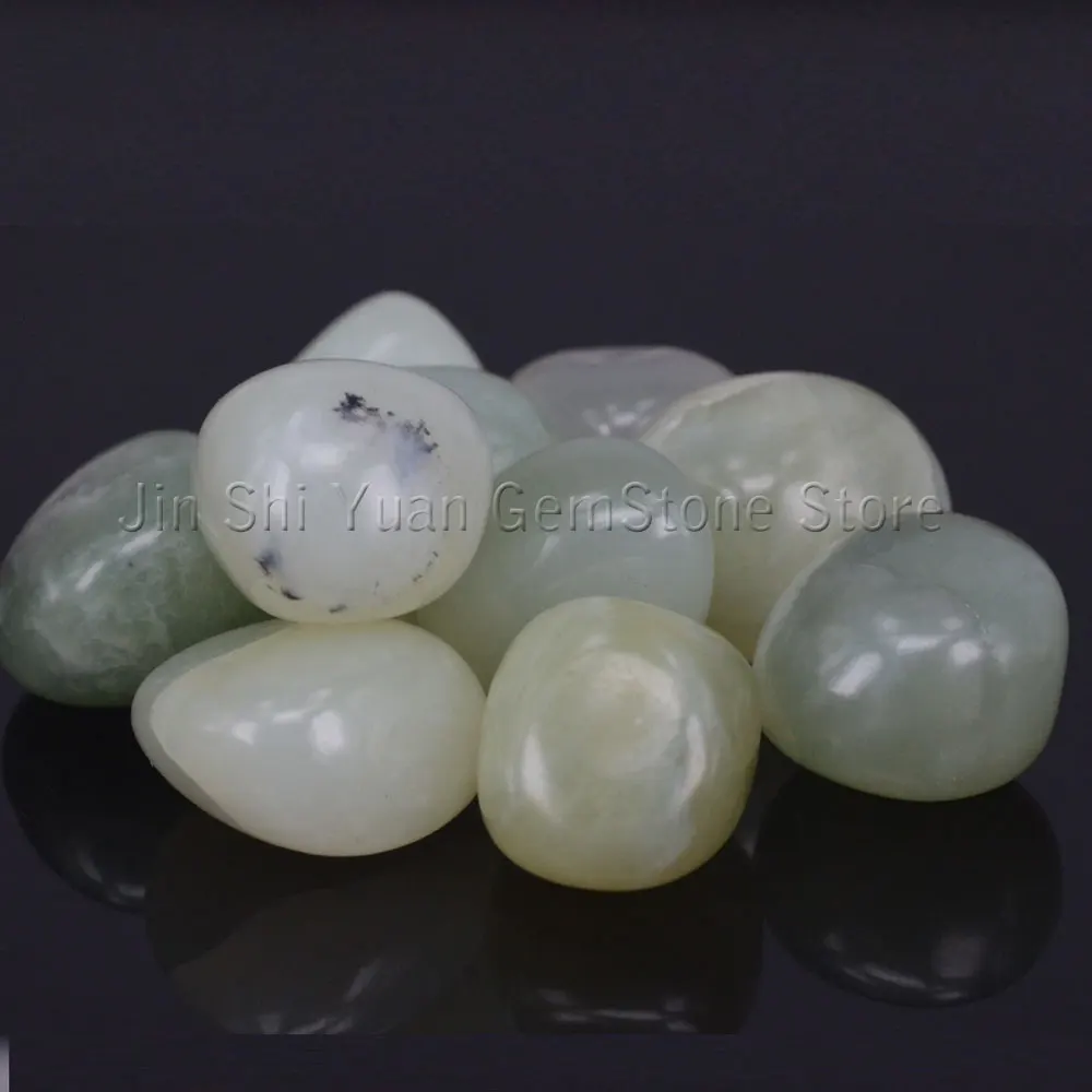 Bulk Tumbled Jade Stone from Africa Natural Polished Gemstone Supplies for Wicca, Reiki, and Energy Crystal Healing 