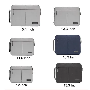 

Waterproof Protective Laptop Sleeve Bag 11 12 13 14 15 Inch Computer Bag for Macbook Air11 Pro13 Retina12 15 Plush Liner Handbag