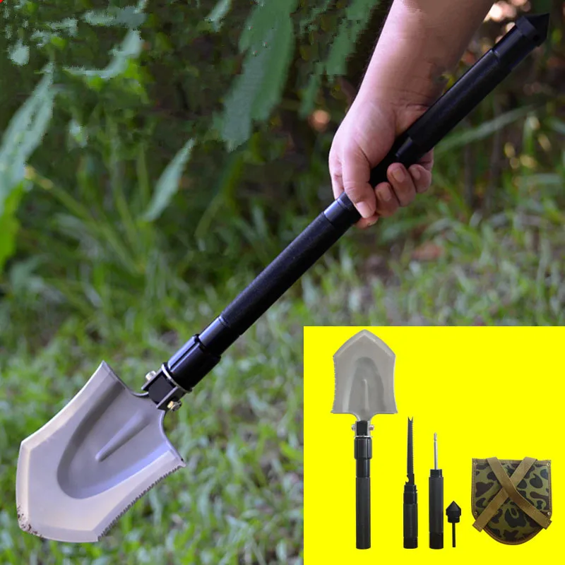 Free Shipping EGO Outdoor Camping Multifunctional Folding Snow Shovel