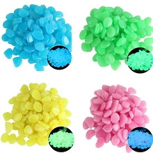 800 шт садовые светящиеся камни светится в темноте кубики для напитков светящиеся камни садовые дорожки растение ярд декор для аквариума аквариум