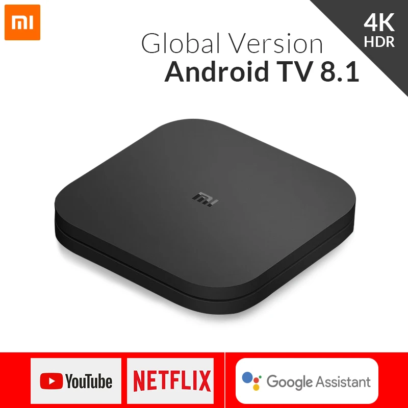 

Xiaomi Mi Box S 4K Android 8.1 TV Box Mali-450 1000Mbp Android 8.1 2GB+8GB HDMI2.0 2.4G/5.8G WiFi BT4.2 Set Top TV Box