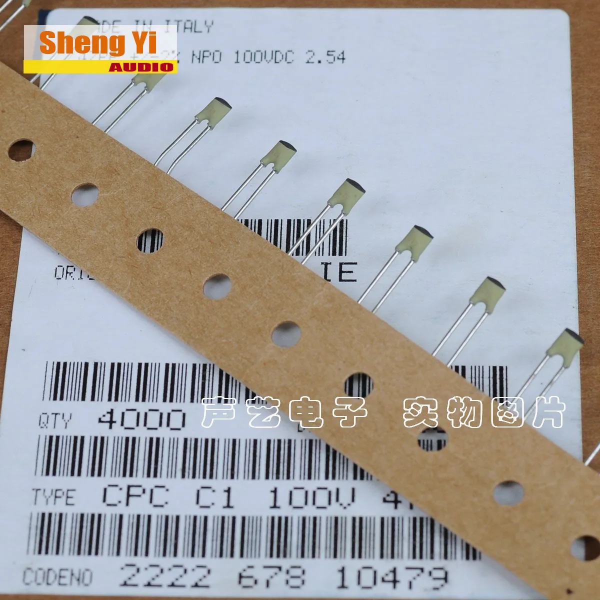 

2019 hot sale Holland BC 20PCS/50PCS 100V 47P 47PF silver film high frequency ceramic capacitor free shipping