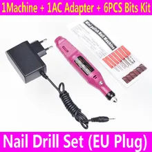 Electric Professional Nail Drill Manicure Machine Nails File Art Pen Polish Drill Equipment Tools EU Plug YB242-SZ+