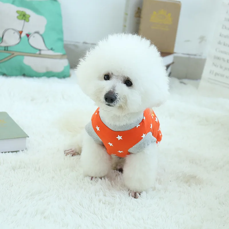 Хлопковые толстовки с капюшоном для собак удобная и мягкая одежда в японском и корейском стиле для маленьких и средних размеров Одежда для собак
