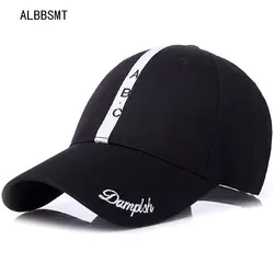 Письмо ABC Snapback Бейсбол Кепки хип-хоп шляпа для Для мужчин Для женщин папа Gorras для мальчиков и девочек хлопок Черный Розовый Белый облегающий