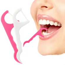 25 шт./лот пластиковая зубная нить зубочистка нейлоновая проволока Портативный уход за зубами очиститель инструменты для чистки зубов набор для гигиены полости рта