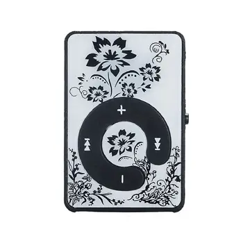 

New Unisex Floral Pattern Card Display 10g 4H Handsfree Casual Wireless 3.5mm Mini TF card 160 128 MP3