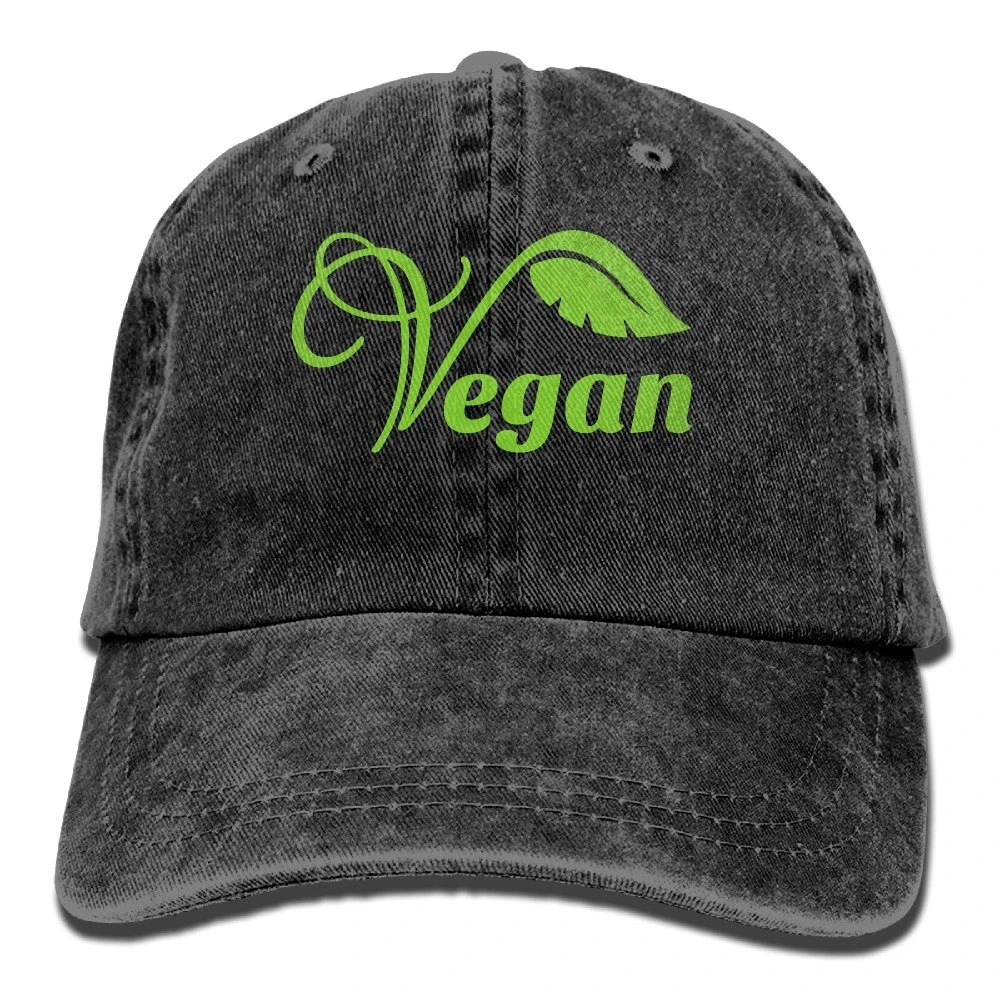 

Vegan Vegetarian Denim Jeanet Adjustable Unisex Glacier Cap For Men Or Women