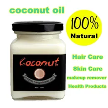 Natural cold pressed virgin coconut oil Skin care,hair care,makeup remover,protect teeth essential oil Natural Health Products