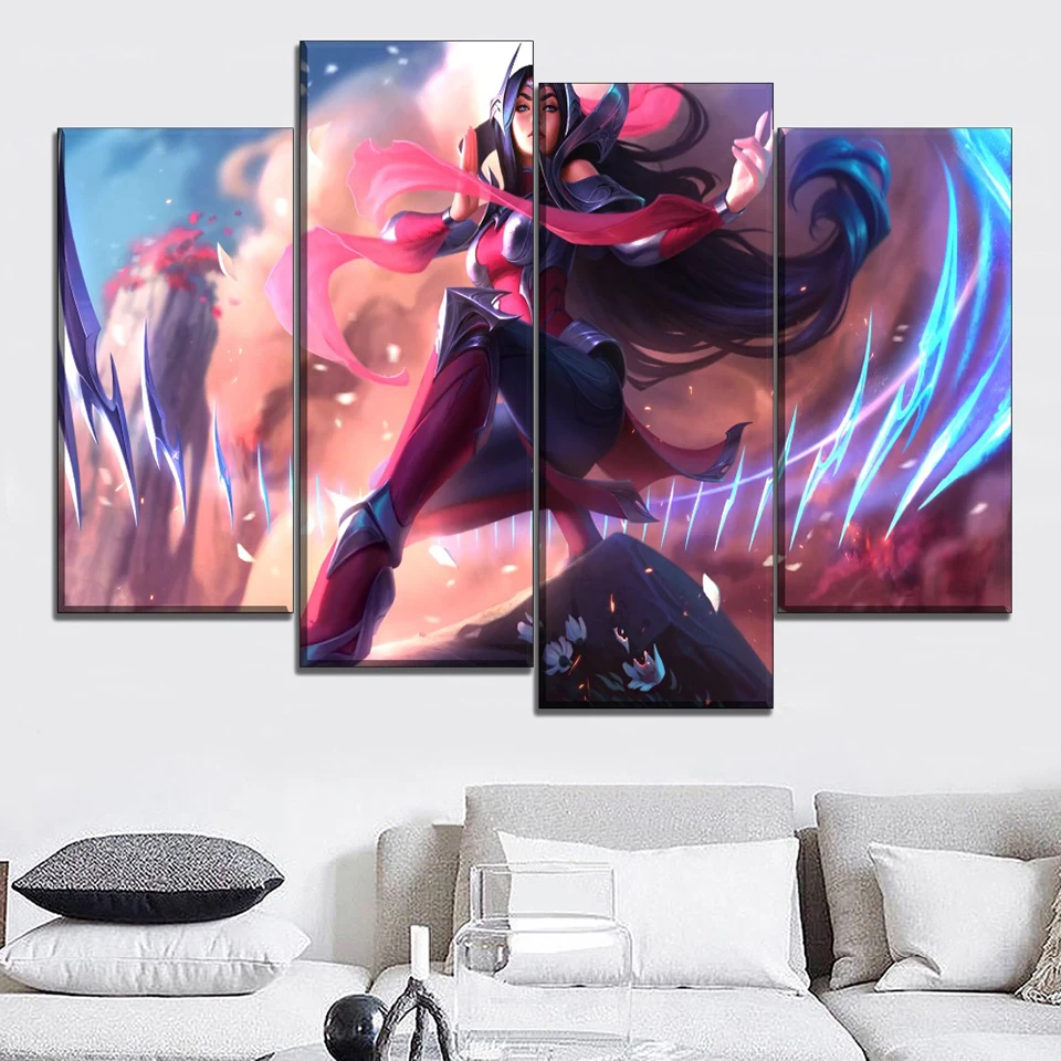 Casa-moderna-de-pared-arte-3-unidades-Irelia-Liga-de-Leyendas-de-cartel-juego-de-tipo (1)
