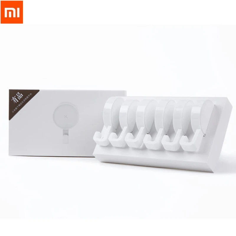 

Xiaomi HL hooks Wall Adhesive Life Hook/ Wall Mounted Mop Hook Bedroom Kitchen Wall Holder 3kg max load up Imported 3M Glue
