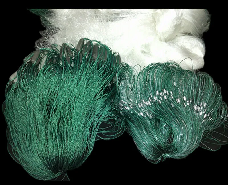 Redes de Emalhar Armadilha para Peixes Rede de Pesca de Pesca ao ar Ferramenta de Linha de Rede de Pesca de Nylon Qualidade Camada Centímetros Pia Malha Pegajoso Net Livre H5m * L95m 3 5 centímetros pia malha redes de emalhar pegajoso