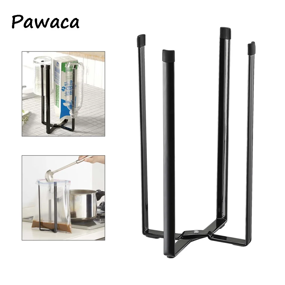 

Kitchen Creative Garbage Bag Support Utility Bag Drain Rack Household Multifunctional Bag Holder