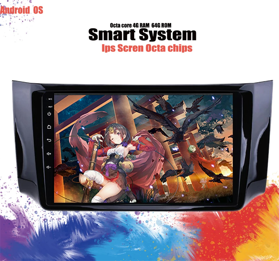 Discount Android Car Radio for Nissan sylphy 10.1 inch 1024*600 Octa Core wifi Bluetooth video audio Multimedia 2 din car dvd player 0