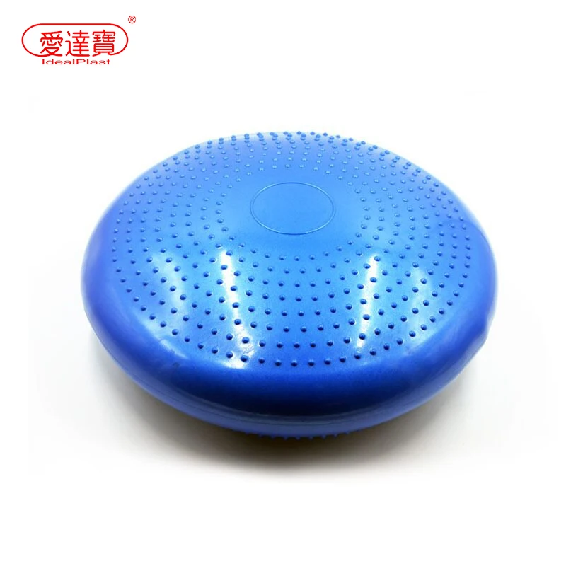 1PCs 33cm Inflatable Yoga Wobble Stability Balance Ball Massage Cushion Mat Stepping Stones Physical Fitness Training Equipment