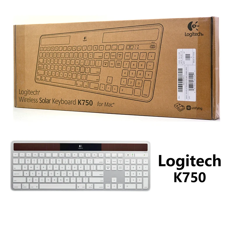 Новая Подлинная Bluetooth беспроводная клавиатура logitech K750