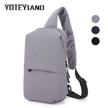 YOTEYIANO мужские сумки через плечо дизайнер холст Повседневное груди мешок мужской Многофункциональный один плечевой ремень сумка