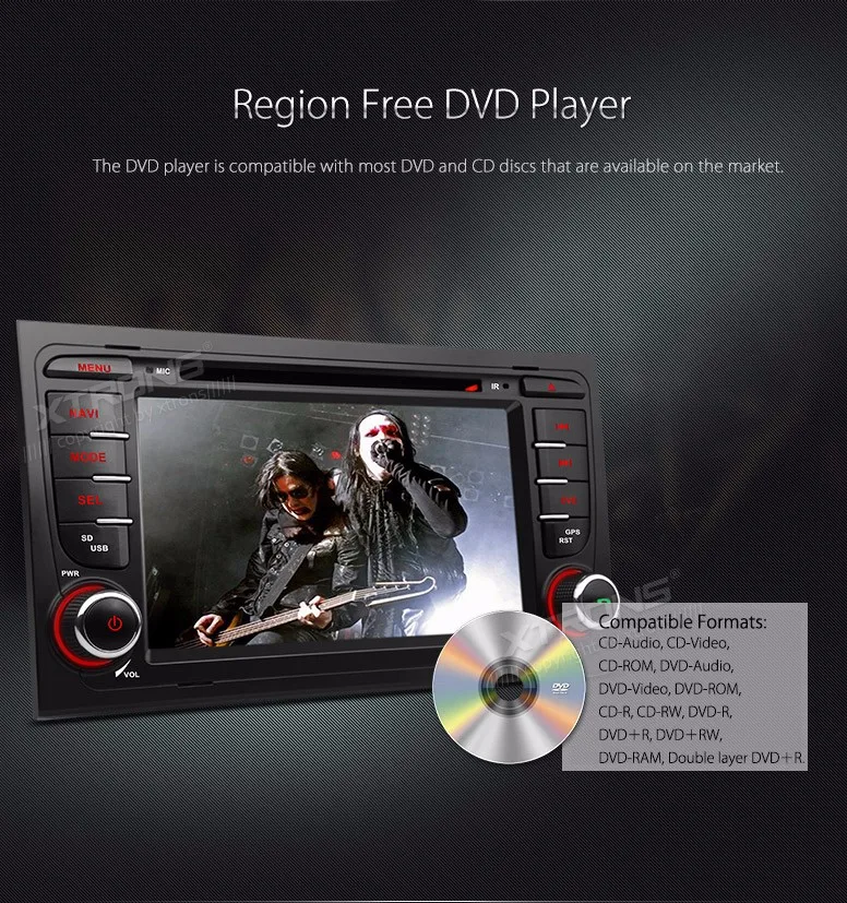 Cheap 7" Double 2 Din Car Radio DVD GPS Navi Fit For Audi A4 S4 RS4 Auto Video Player Dual Channel CANbus Touch Screen Audio Stereo 11