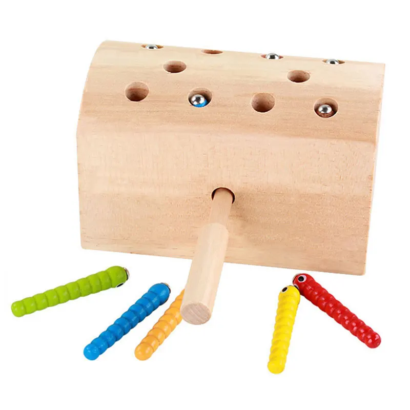 Baby Wooden Magnetic Toy Catching Worms Colorful Insects Catching Insects Exploring Skills Education Early Learning Toy E2865 Baby Wooden Magnetic Toy Catching Worms Colorful Insects Catching Insects Exploring Skills Education Early Learning Toy E2865