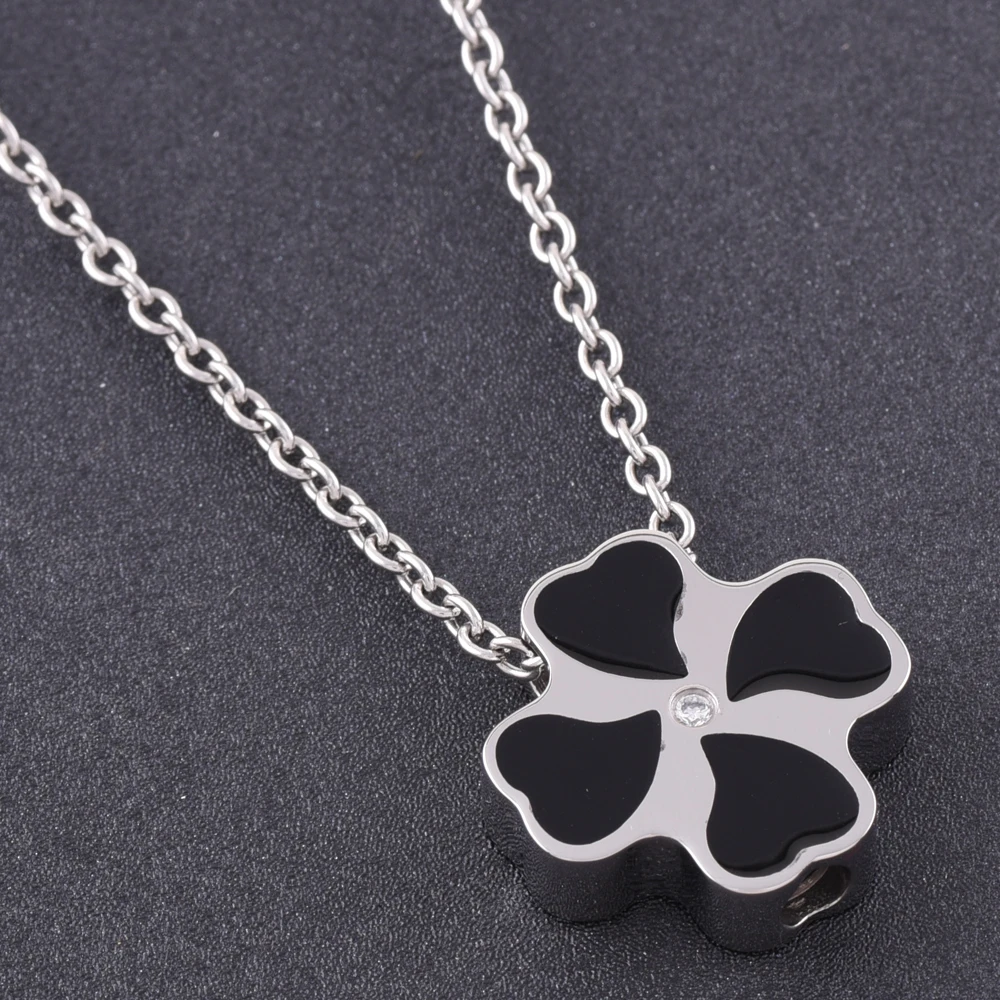 Four Leaf Clover Shape Ashes Keepsake Memorial Ashes Holder Keepsake