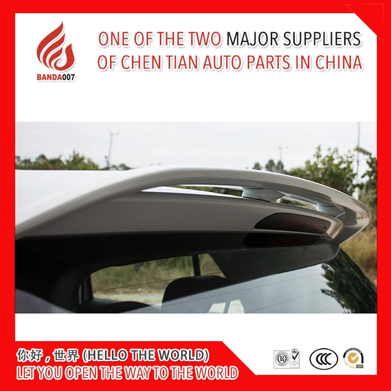

ABS black white primer unpainted color car rear wing roof spoiler for Golf 7 2015 2016 2017 2018