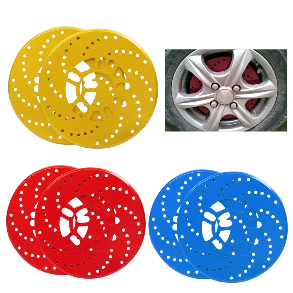 2pcs Universal Aluminum Disc Brake Rotor Racing Covers Drumin Caliper & Parts from Automobiles