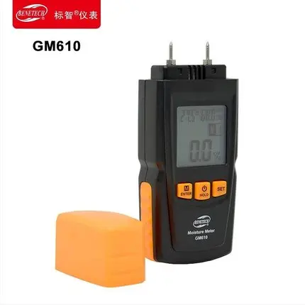 Digital Wood moisture tester wood wetness detector Wood Moisture Meter hygrometer 2-70% Building materials wood bamboo herbs 4