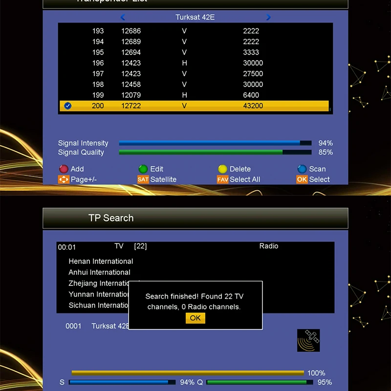 Поддержка Cccam приемник спутниковый DVB S2 H.265 IP tv M3U спутниковый ТВ приемник DDR2 2 Гб рецептор PowerVu DRE Biss ключ тюнер