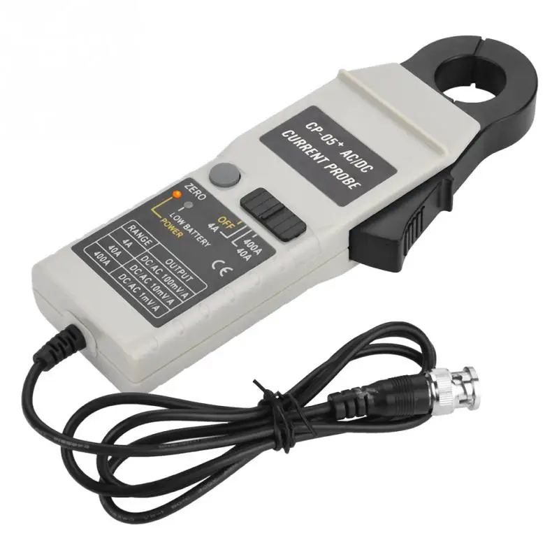 CA//CC 200 KHz 400A para osciloscopio OWON Amper/ímetro Digital Pinza Medidor de corriente CA//CC CP-05