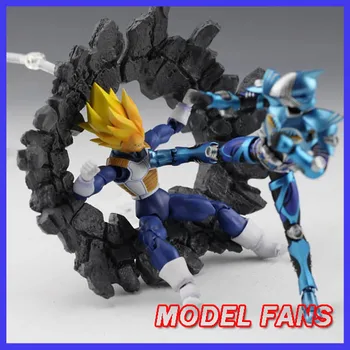 

MODEL FANS Saint seiya Gundam Soul EFFECT rock burst / blast / shock crack platform scene effects pieces of genuine Toy Figures
