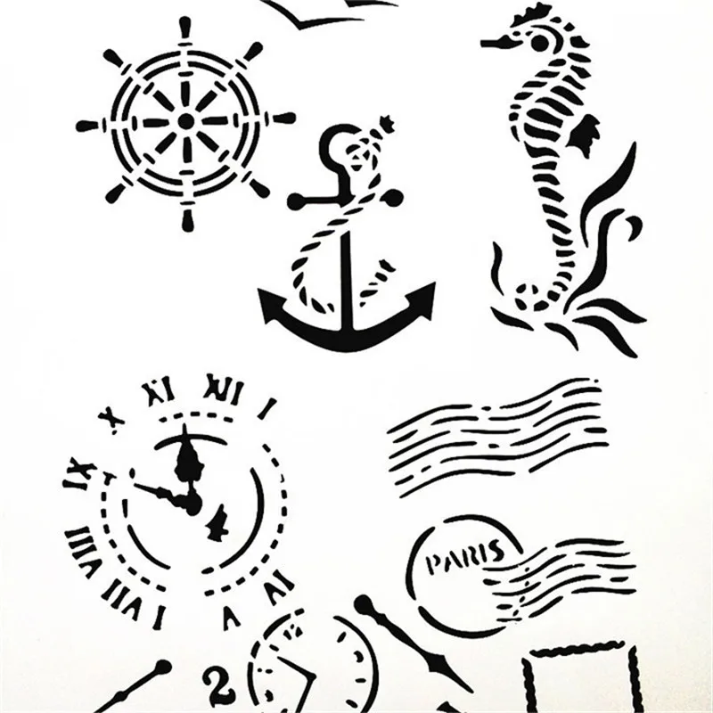 A4 Size DIY Craft Art Stencil Template For Wall Painting Scrapbooking Stamping Photo Album Decor Embossing Cards A4 Size DIY Craft Art Stencil Template For Wall Painting Scrapbooking Stamping Photo Album Decor Embossing Cards