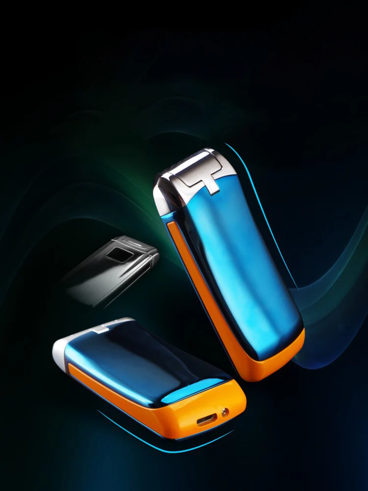Плазменная USB зажигалка для курения сигарет с двойной дугой Электронная