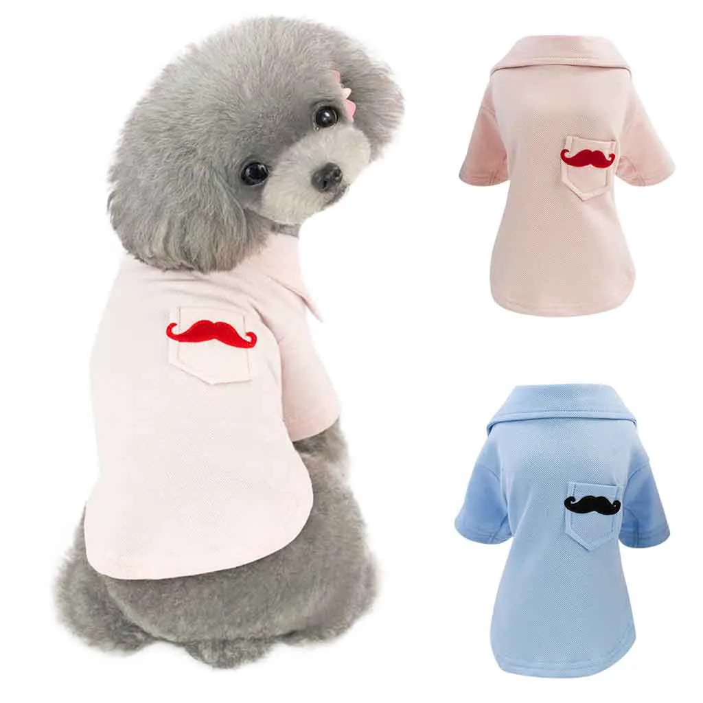 

2019 Cat T-shirt Soft Puppy Dogs Clothes Cute Pet Dog Clothes Cartoon Pet Clothing Summer Shirt Casual Vests For Small Pet S-XXL
