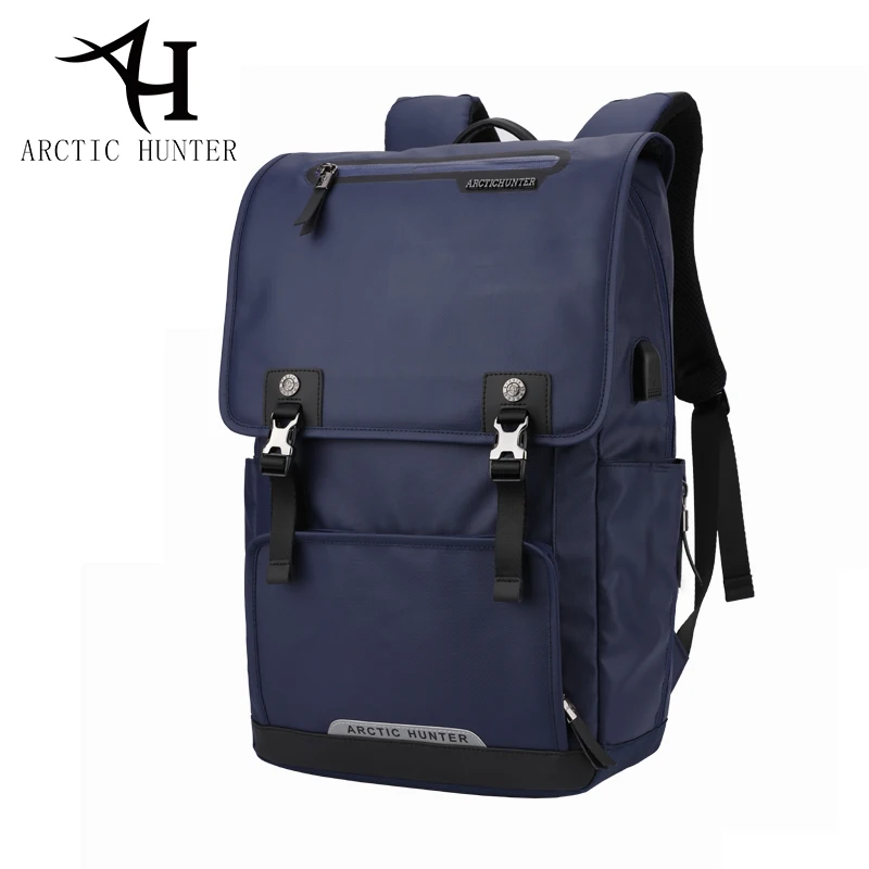

ARCTIC HUNTER 15.6 Inch Laptop Men's Backpacks External USB Charge Computer Bag Waterproof Bags for Men Anti-theft 2018 Fasion