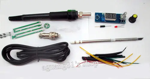  Цифровая Паяльная Станция Утюг Регулятор Температуры Комплекты для HAKKO T12 Ручка 