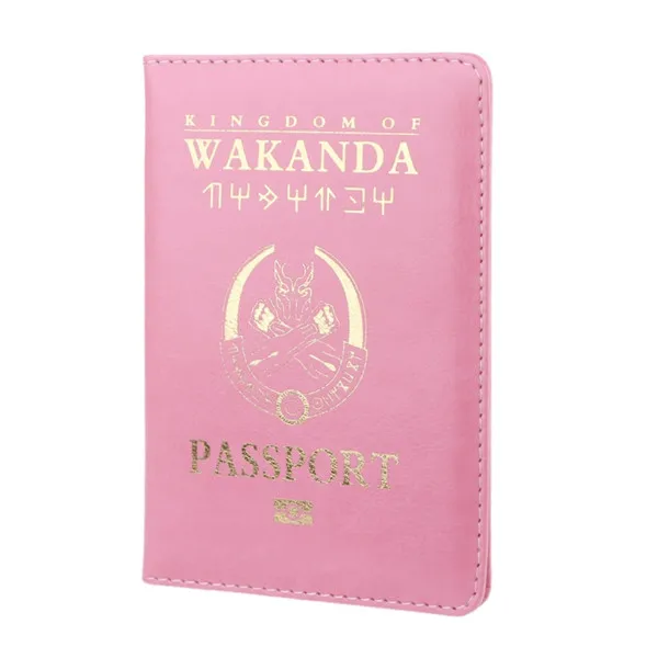 Pink 02 Аксессуары для путешествий, Обложка для паспорта, держатель, функция хранения из искусственной кожи, повседневный деловой чехол, органайзер для ID, кредитных карт, кошелек - Цвет: Pink 02