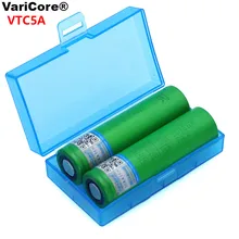 VariCore VTC5A 2600 мАч 18650 литиевая батарея 30A разряда для US18650VTC5A электронная сигарета ues+ коробка для хранения