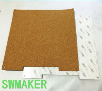 

SWMAKER 5pcs* Reprap 3D Printer 214x214mm adhesive cork sheets For MK2 Heatbed Hot Plate with tape 214*214 mm thermal cork plate