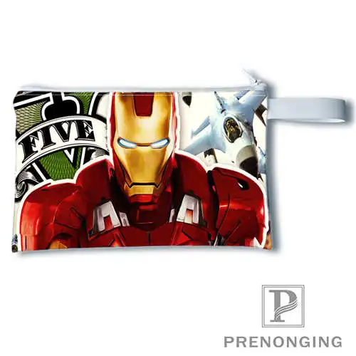 

Custom Iron Man (4) Printing Coin Purse Change Purse Zipper Zero Wallet Phone Key Bags Fashion Small Female Purse#19-01-22-4-187