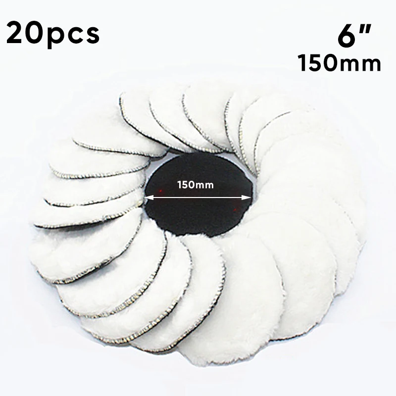 

150mm Polishing Wheel Felt Buffing Disc Pads Grinding 6 Inch Waxing Durable